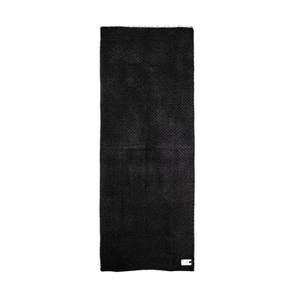 Armani Exchange Black Viscose Scarf for Men