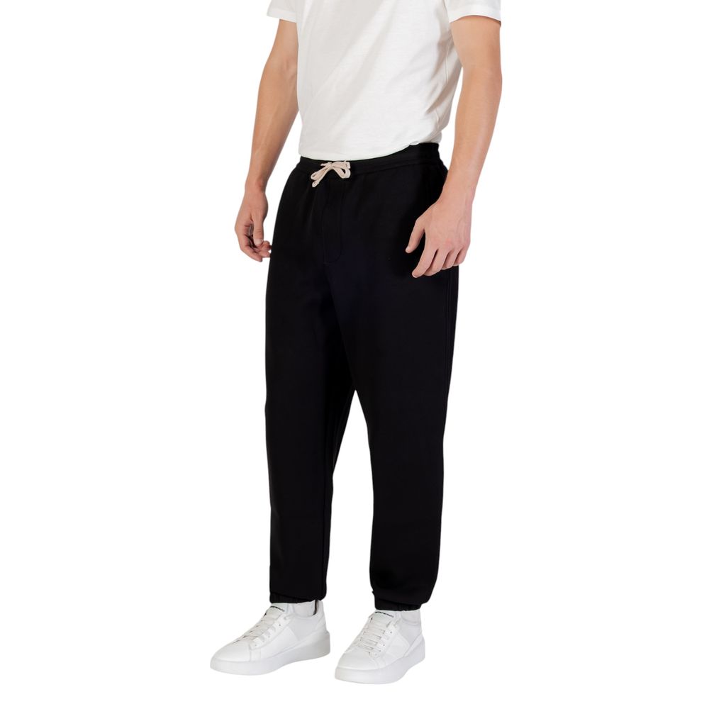 Armani Exchange Black Cotton Joggers - XM001347 AF16222