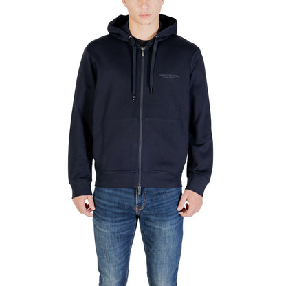 Armani Exchange Blue Cotton Hoodie - XM001293 AF20934