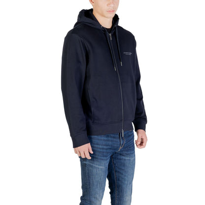 Armani Exchange Blue Cotton Hoodie - XM001293 AF20934