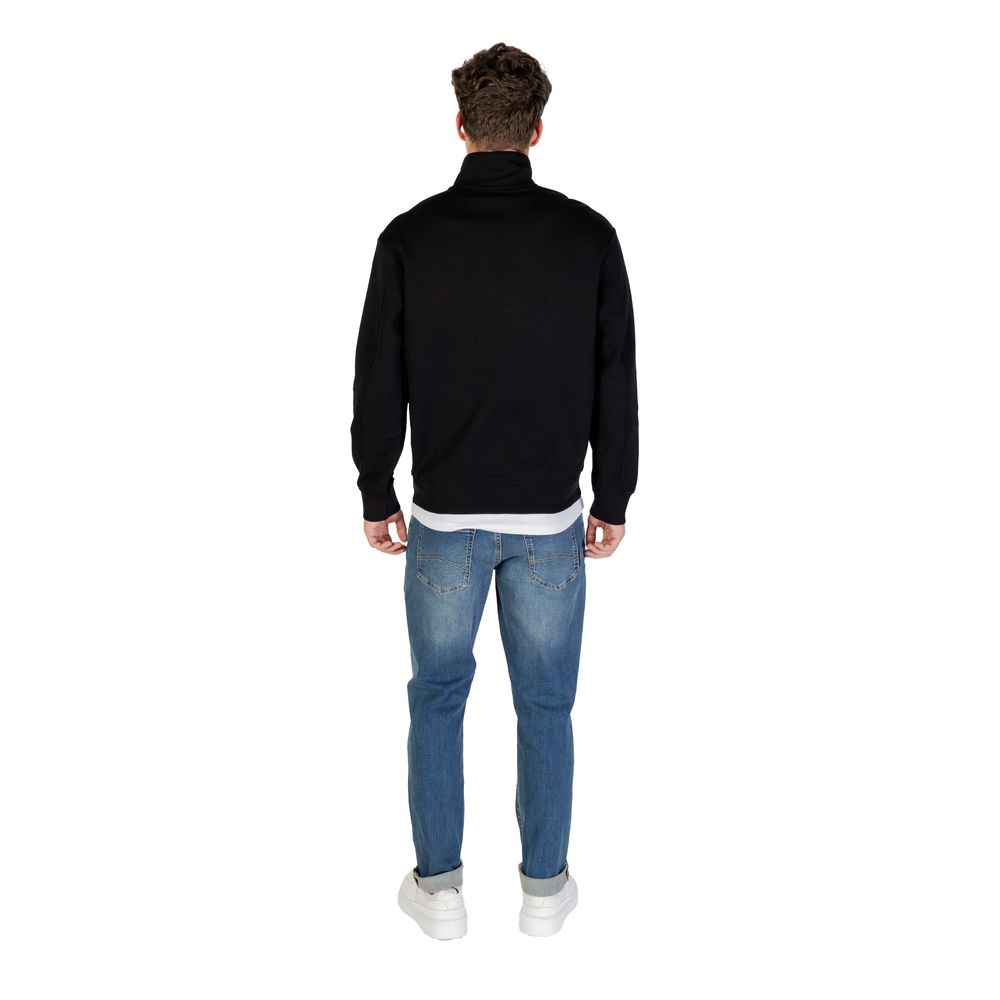 Armani Exchange Black Cotton Sweatshirt - Essential Urban Style