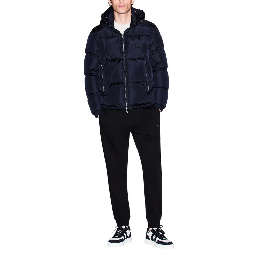 Armani Exchange Black Cotton Joggers