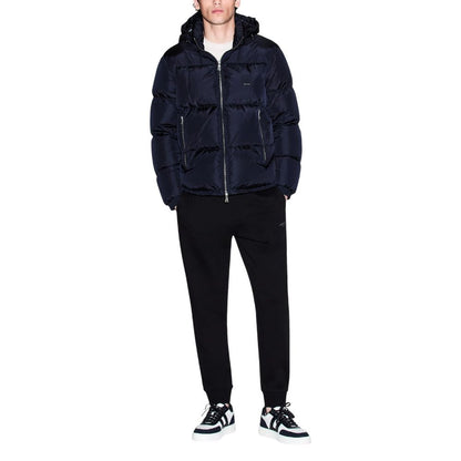 Armani Exchange Black Cotton Joggers