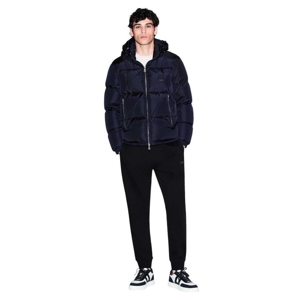 Armani Exchange Black Cotton Joggers