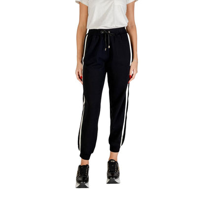 Liu Jo Black And White Cotton Joggers