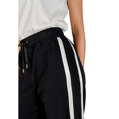 Liu Jo Black And White Cotton Joggers