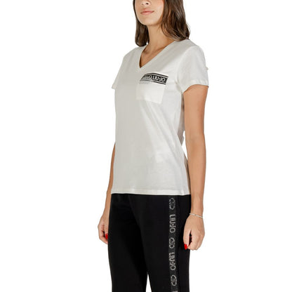 Liu Jo White Cotton T-Shirt - Effortless Sophistication for Every Occasion