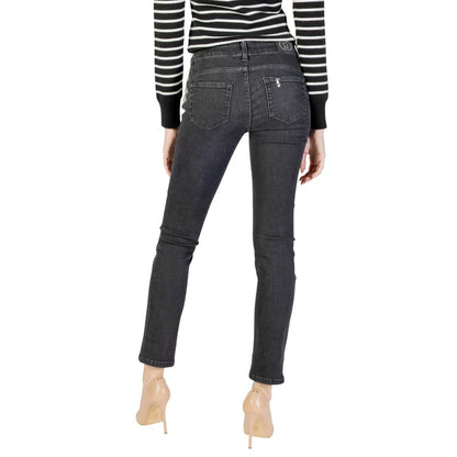 Liu Jo Black Cotton Skinny Jeans - Effortless Chic for Every Occasion