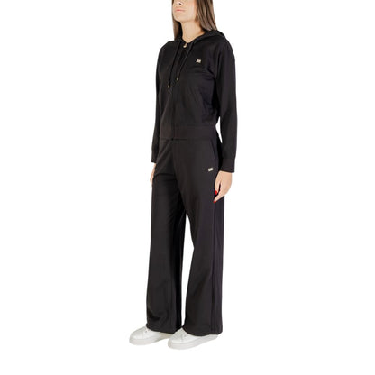 EA7 Emporio Armani Black Cotton Tracksuit for Women