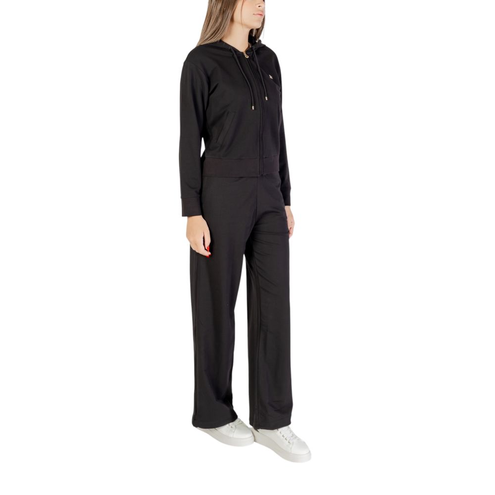 EA7 Emporio Armani Black Cotton Tracksuit for Women