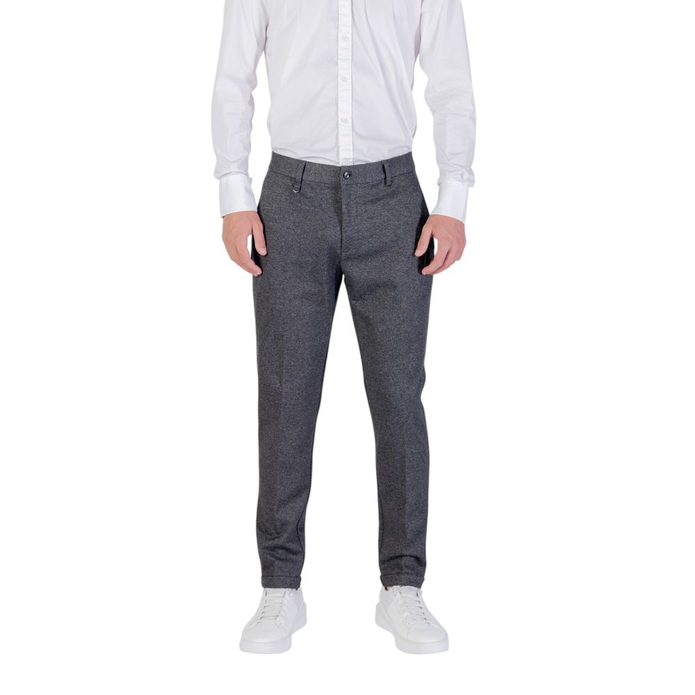 Antony Morato Grey Polyester Skinny Pants