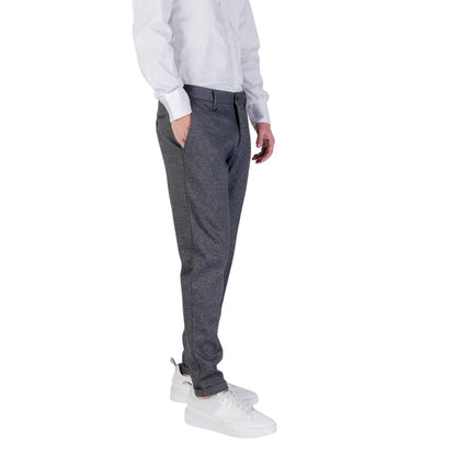 Antony Morato Grey Polyester Skinny Pants