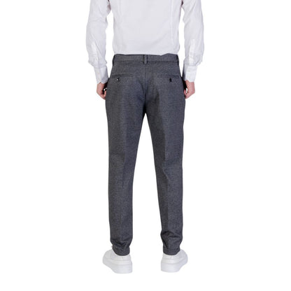 Antony Morato Grey Polyester Skinny Pants