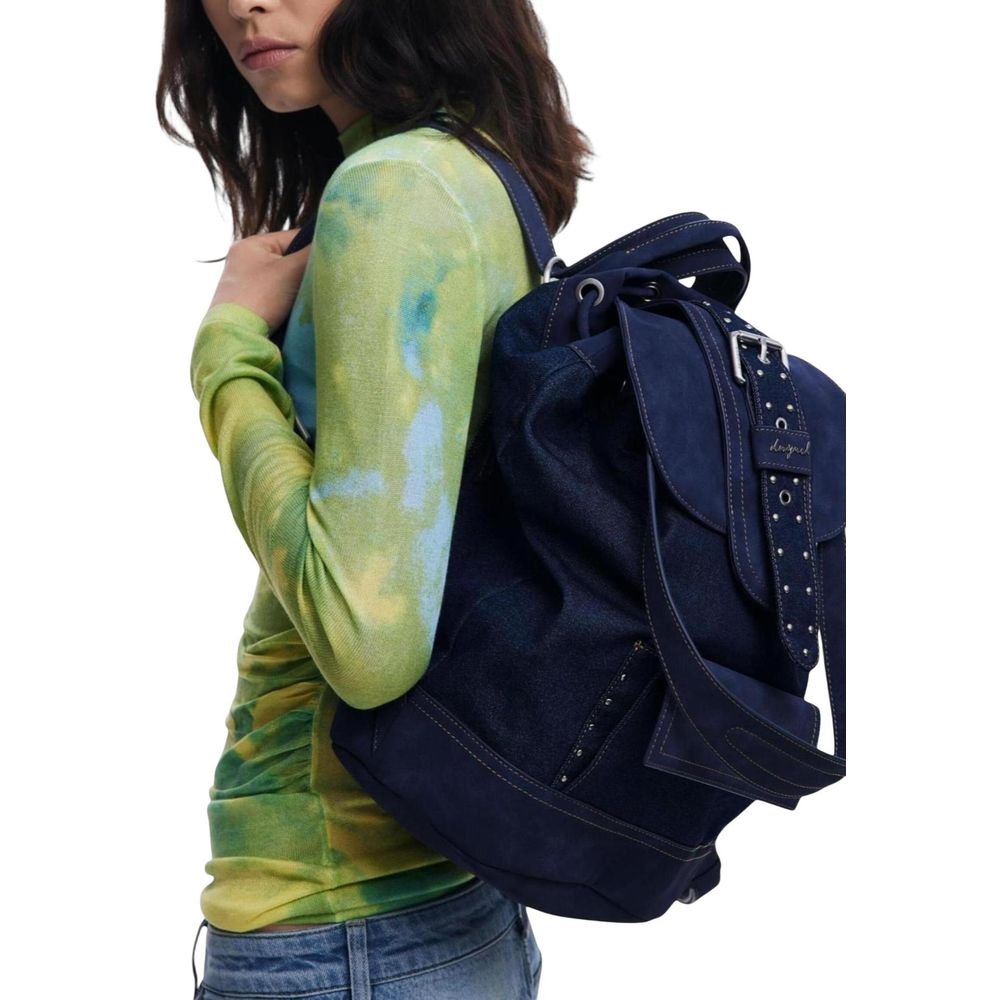 Desigual BACK_BINDELLA K 25WAKD06 Blue Polyethylene Backpack