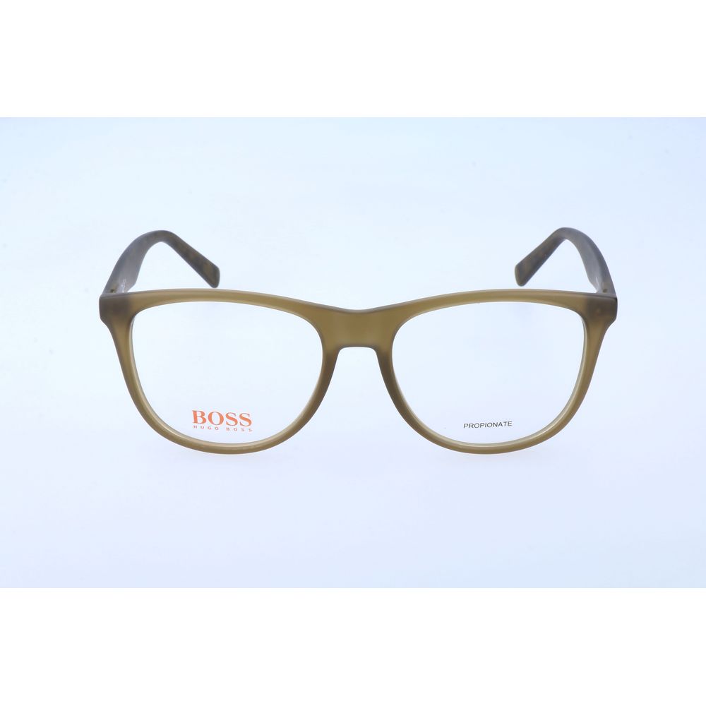 Hugo Boss Bicolor Injected Optical Glasses – Green Full-Rim Frame