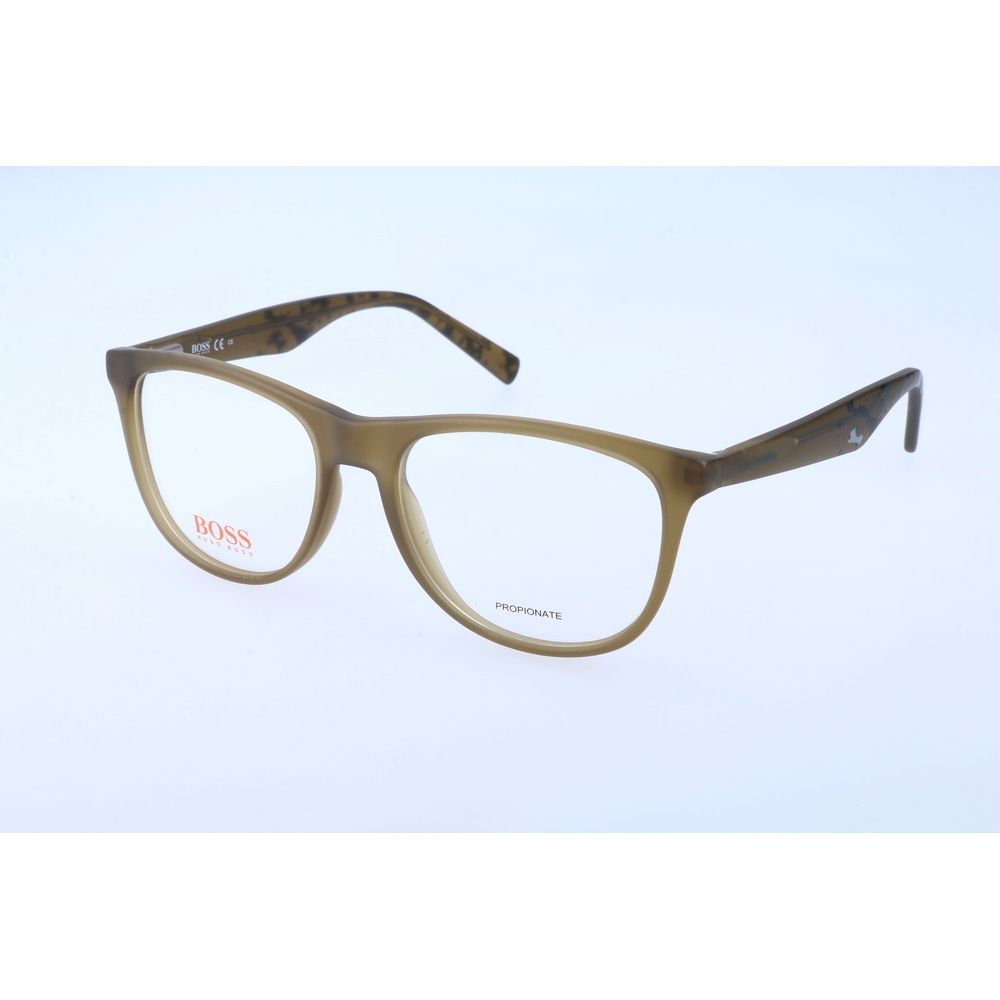 Hugo Boss Bicolor Injected Optical Glasses – Green Full-Rim Frame