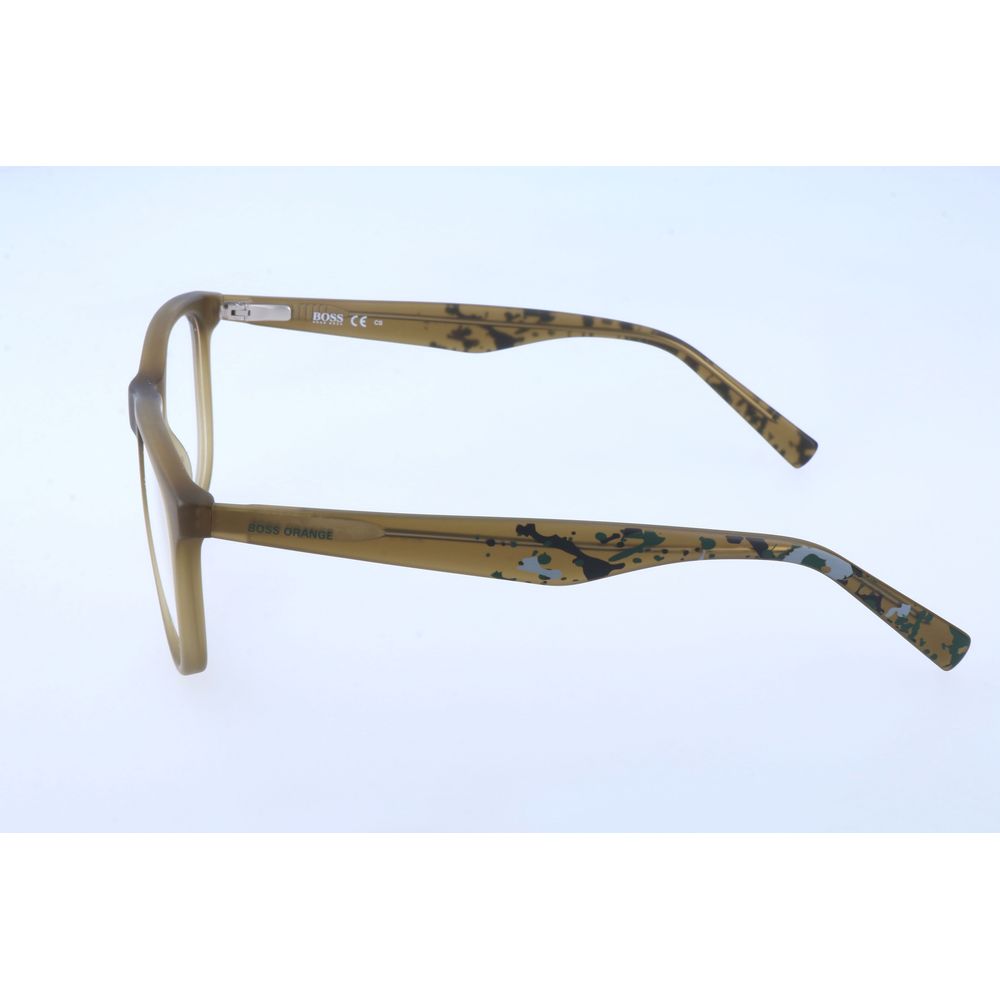 Hugo Boss Bicolor Injected Optical Glasses – Green Full-Rim Frame