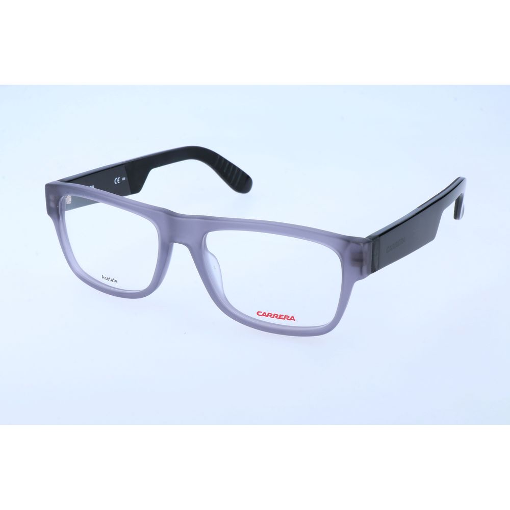 Carrera Gray Acetate Glasses – Square Full-Rim Frames, 54mm
