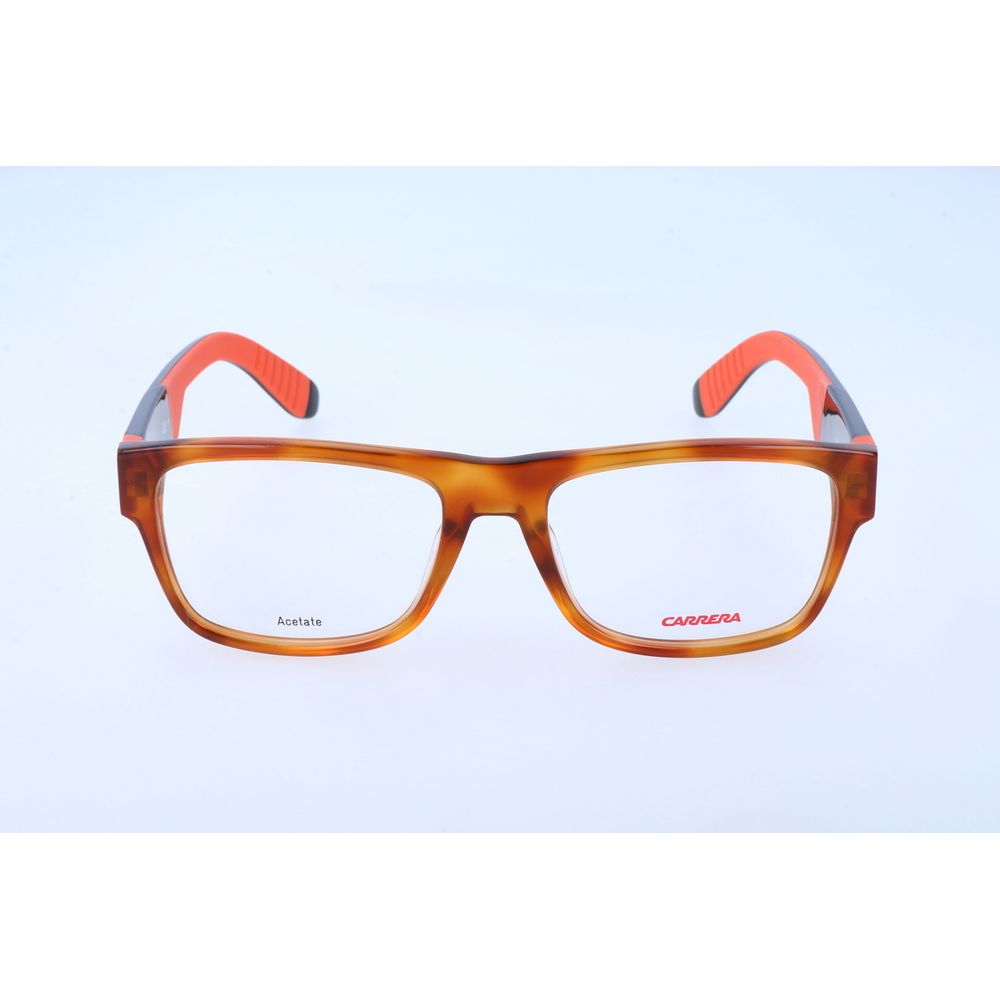 Carrera Brown Acetate Glasses – Square Full-Rim Frame, 54mm