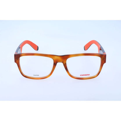 Carrera Brown Acetate Glasses – Square Full-Rim Frame, 54mm