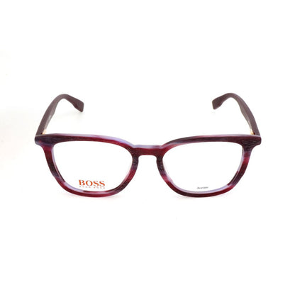Hugo Boss Men’s Optical Glasses – Purple Full-Rim Frame, 50mm