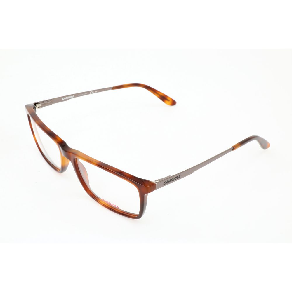 Carrera Brown Acetate Glasses – Square Frame, 55mm