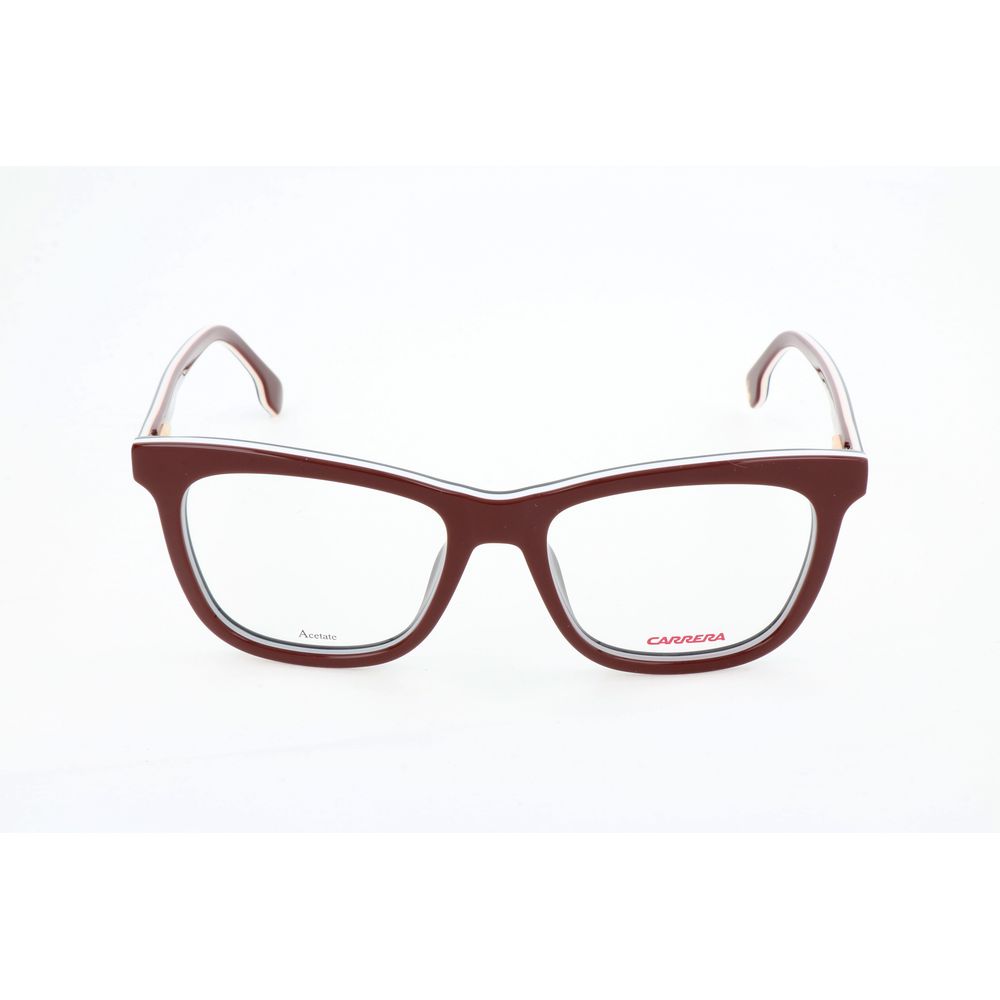Carrera Women's Optical Glasses – Red Square Frame, 50mm