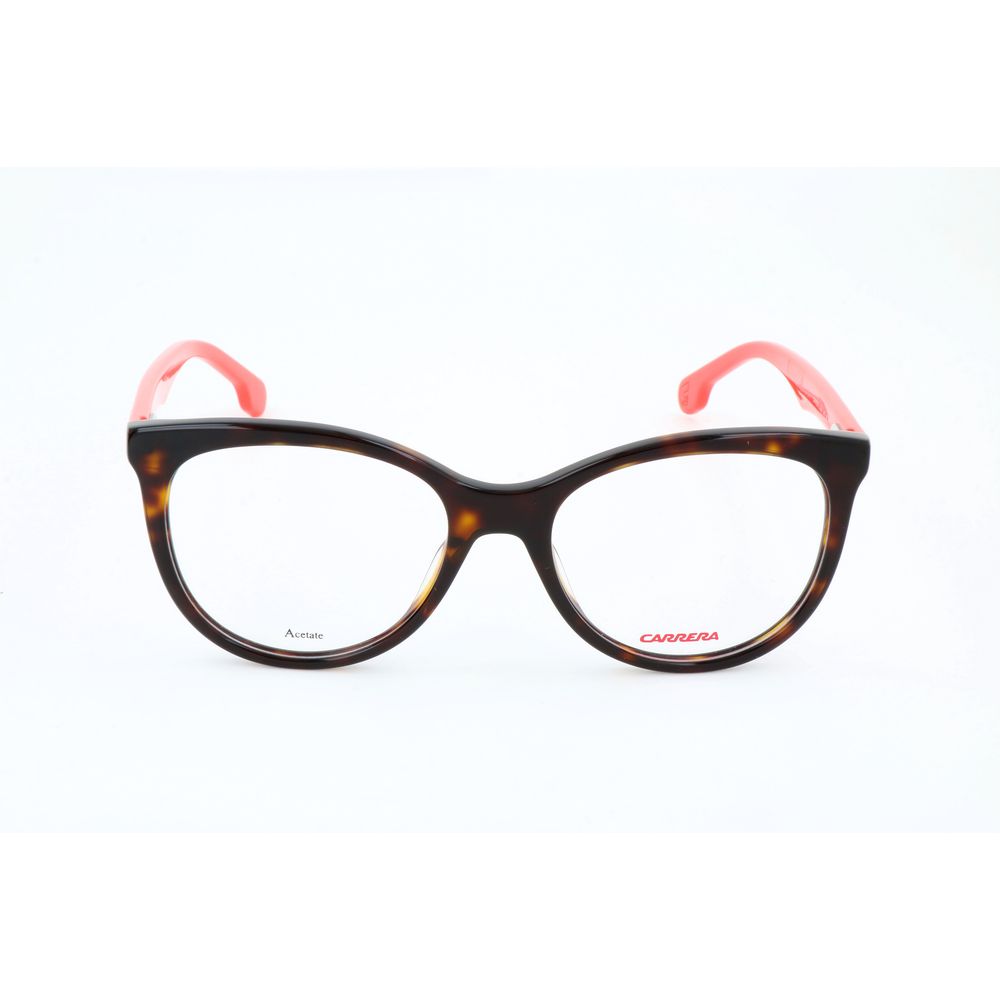 Carrera Women's Multicolor Acetate Glasses – Square Frame, 52mm