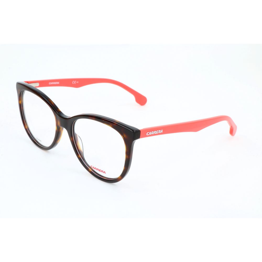 Carrera Women's Multicolor Acetate Glasses – Square Frame, 52mm