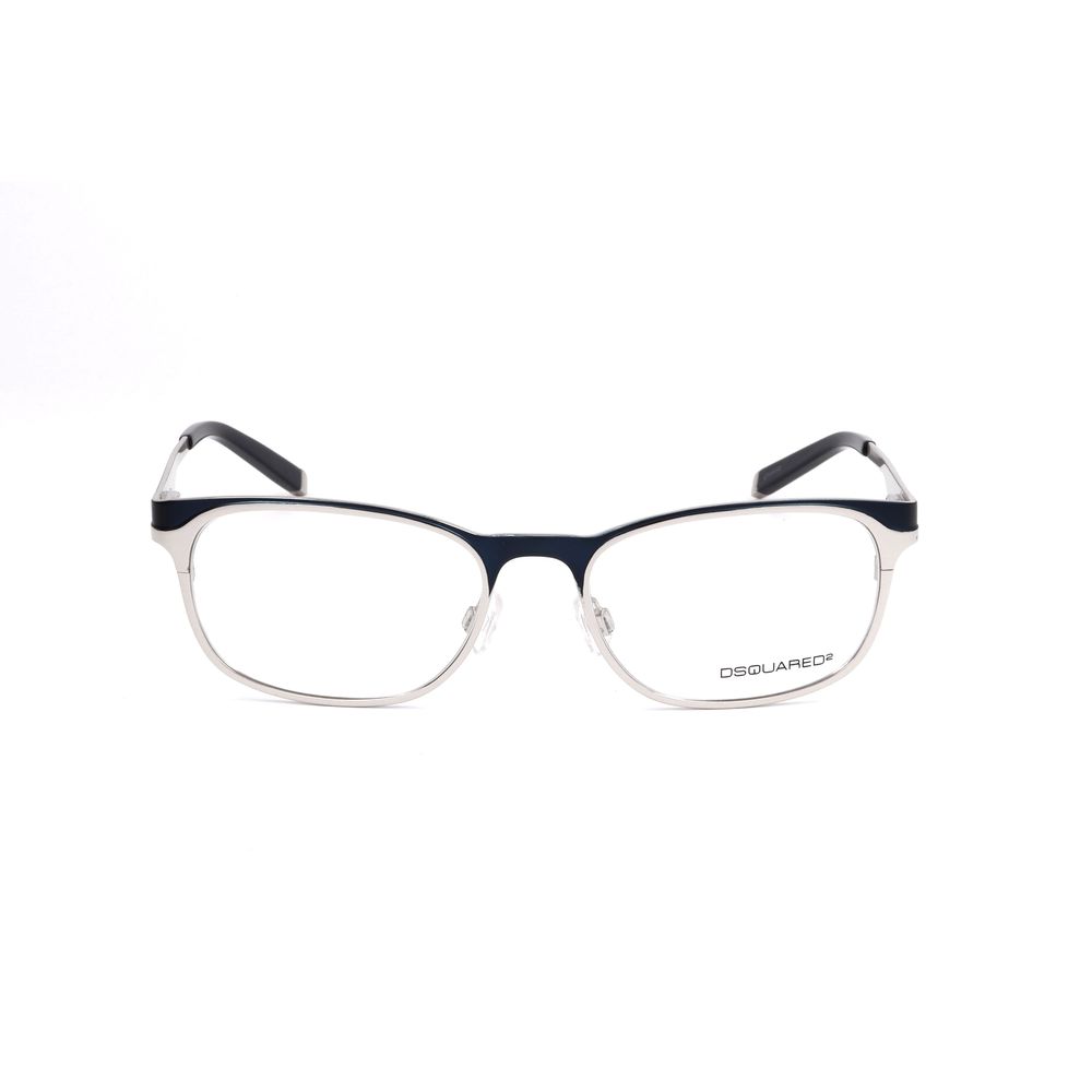 Dsquared² Men's Blue Metal Glasses – Square Frame, 52mm