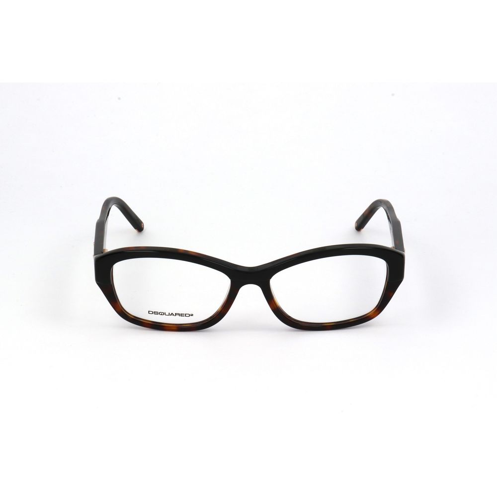 Dsquared² Women’s Optical Glasses – Brown Square Frame, 54mm