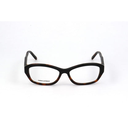 Dsquared² Women’s Optical Glasses – Brown Square Frame, 54mm