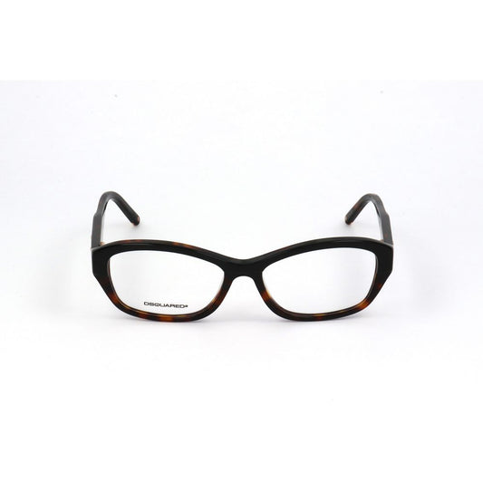 Dsquared² Women’s Optical Glasses – Brown Square Frame, 54mm