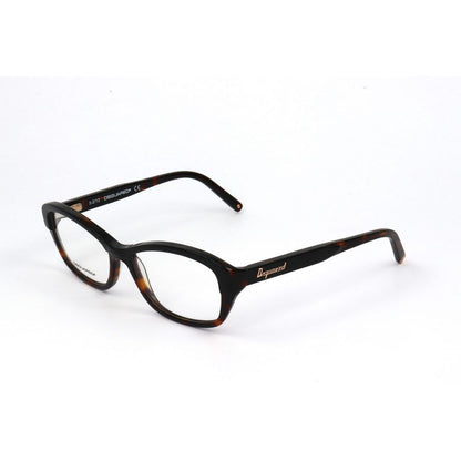 Dsquared² Women’s Optical Glasses – Brown Square Frame, 54mm