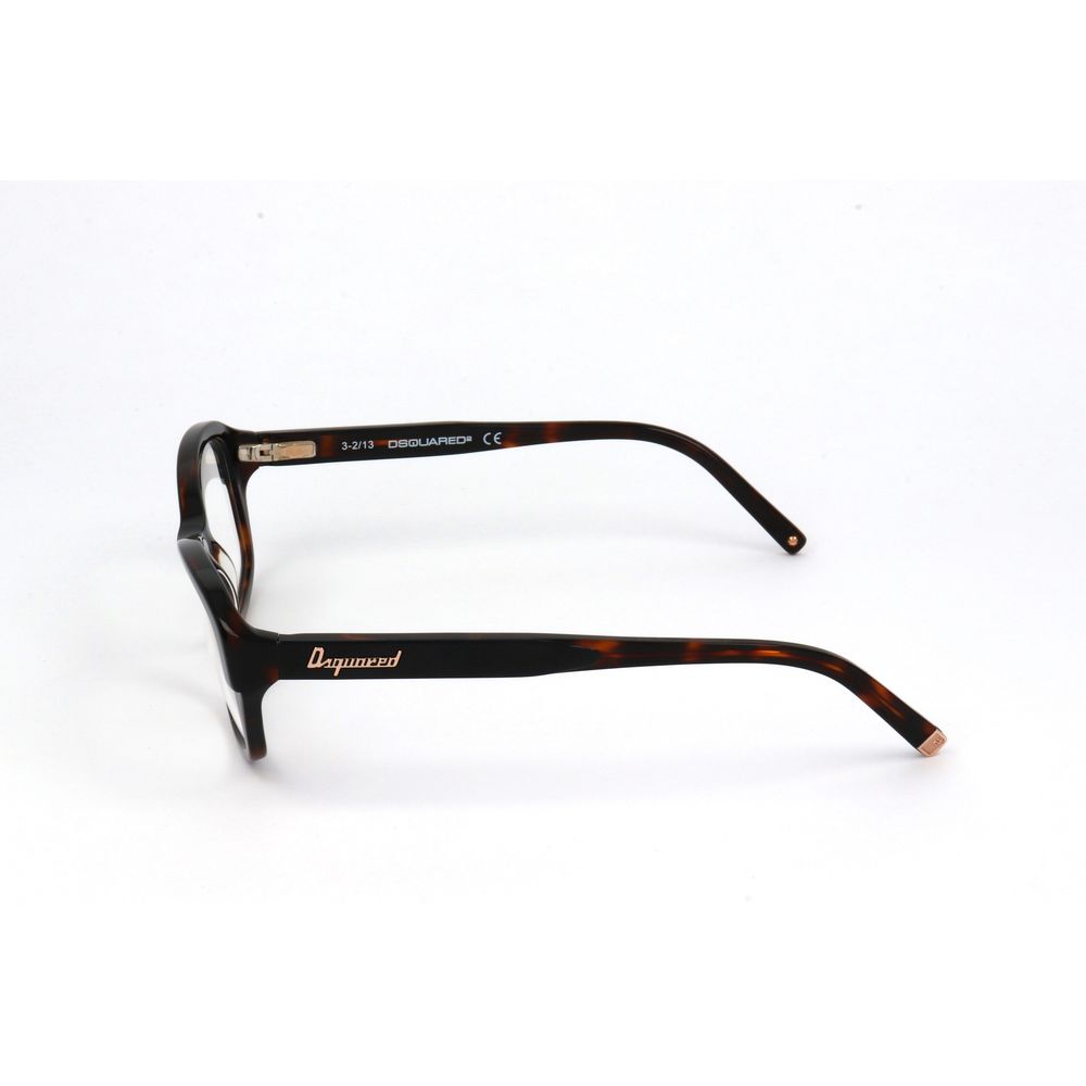 Dsquared² Women’s Optical Glasses – Brown Square Frame, 54mm
