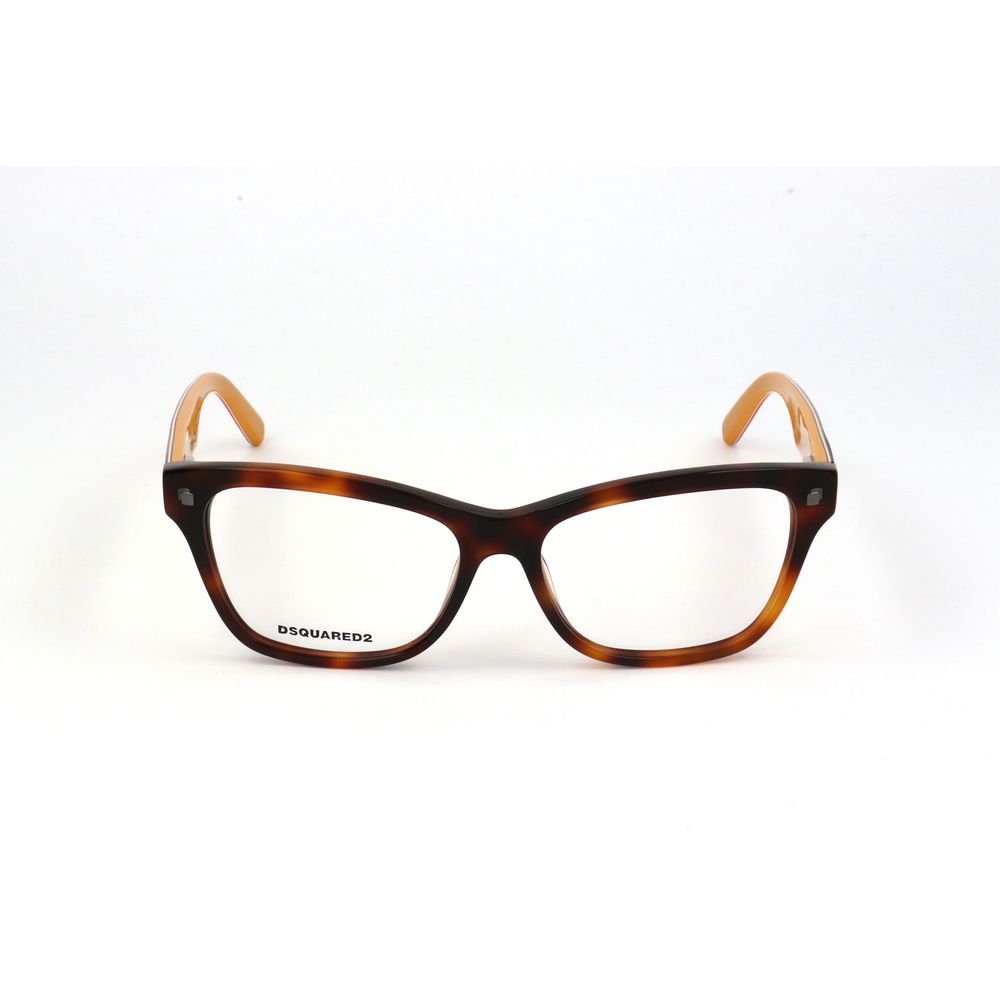 Dsquared² Women's Brown Acetate Glasses – Optical Fashion Frames 53mm