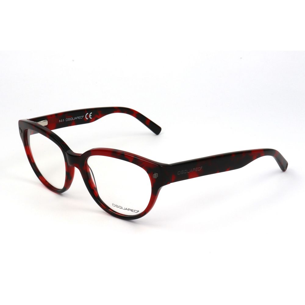 Dsquared² Women's Optical Glasses – Brown Square Frame, 53mm