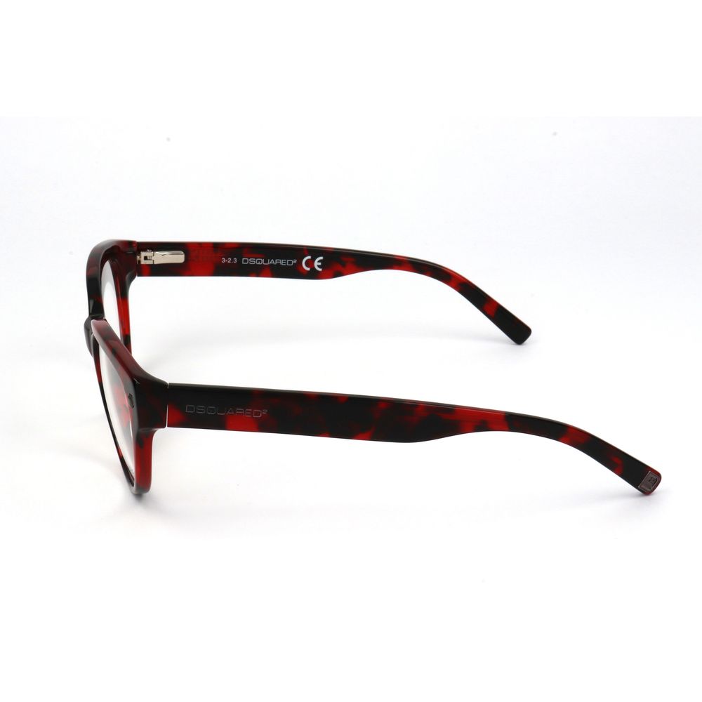 Dsquared² Women's Optical Glasses – Brown Square Frame, 53mm