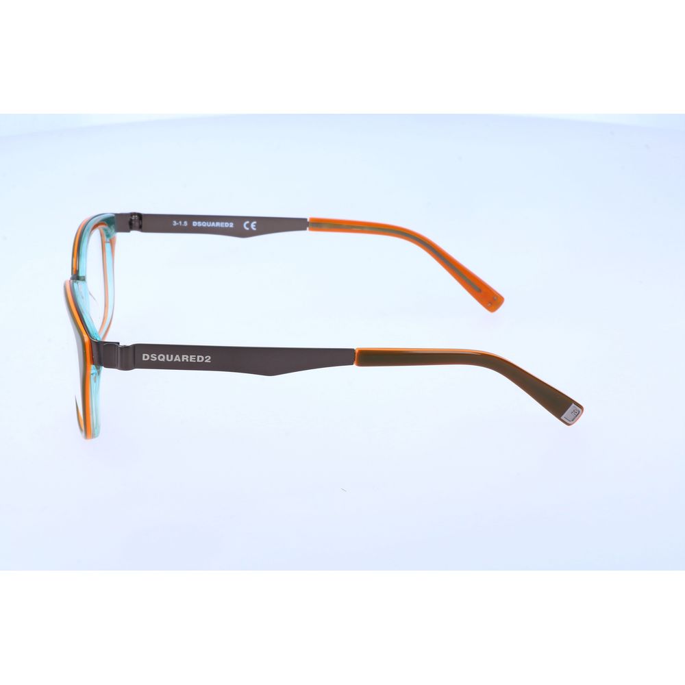Dsquared² Men's Optical Glasses – Green Square Frame, 50mm