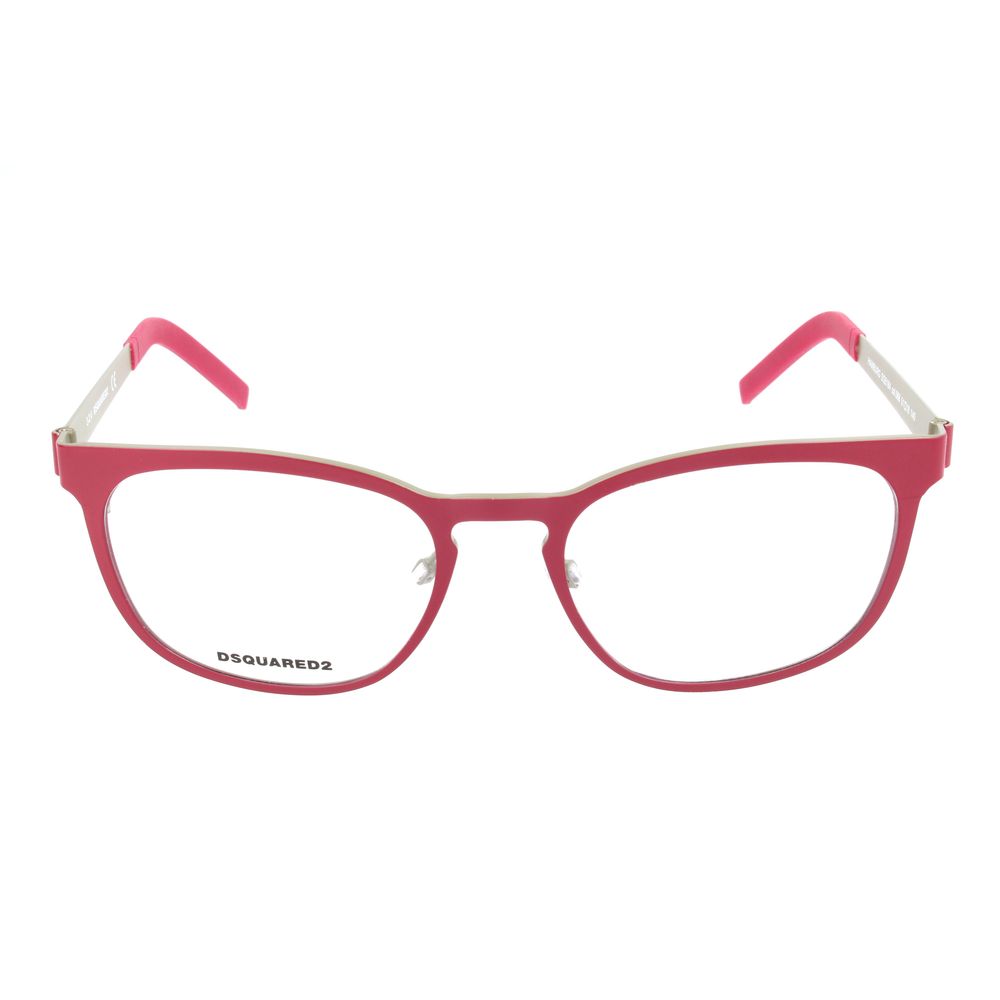 Dsquared² Women’s Optical Glasses – Red Full-Rim Frame, 51mm
