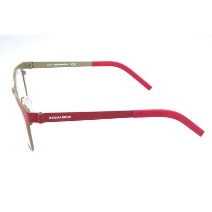 Dsquared² Women’s Optical Glasses – Red Full-Rim Frame, 51mm