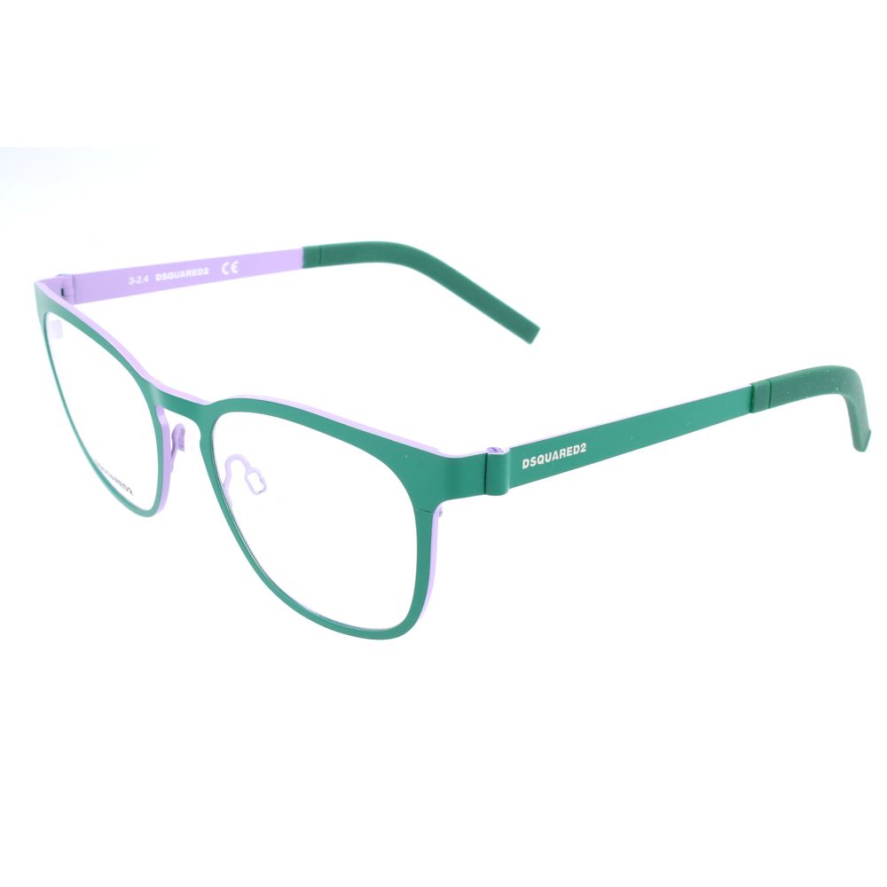 Dsquared² Women's Bicolor Metal Glasses – Green Frame, 51mm