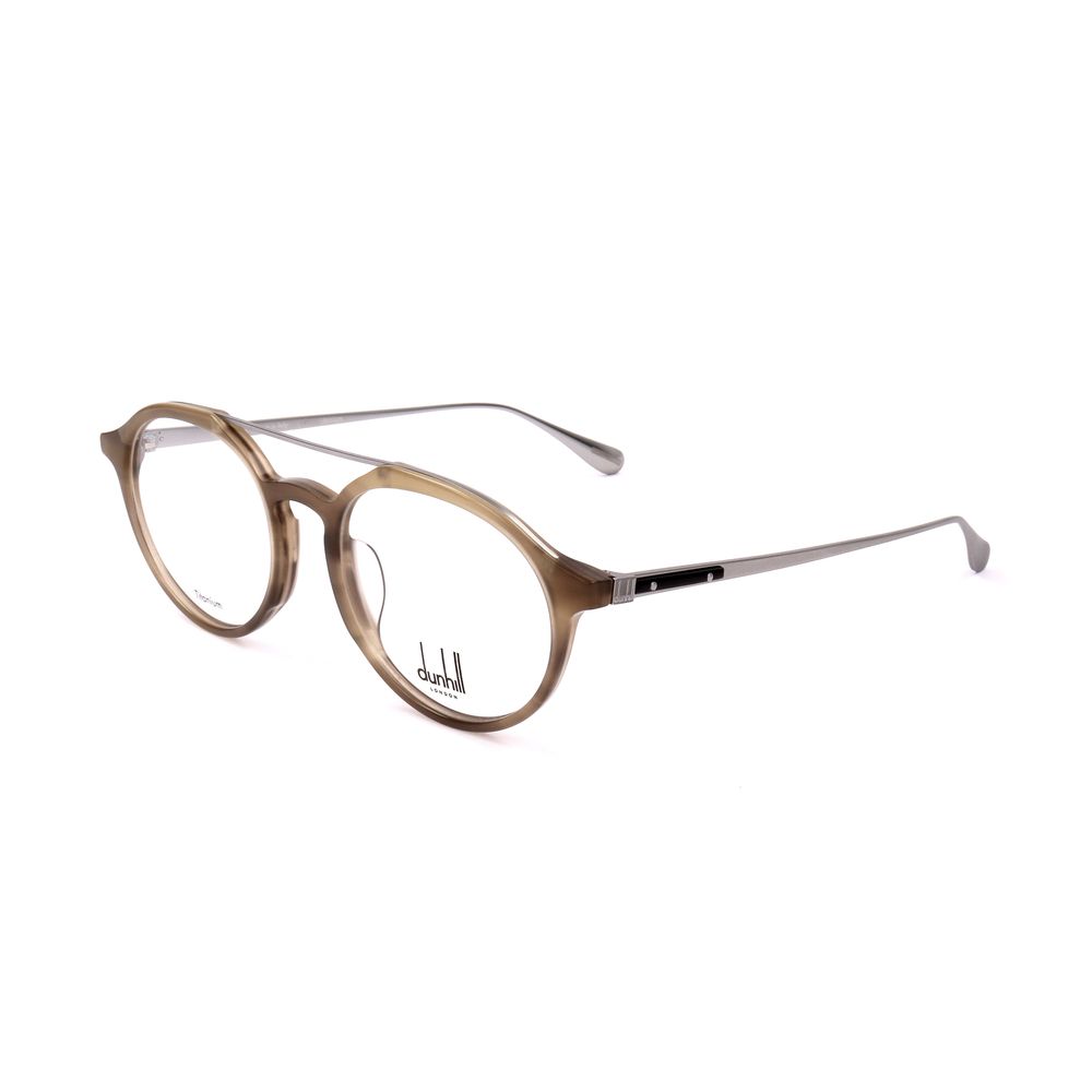 Dunhill Men's Optical Glasses – Beige Square Frame, 50mm
