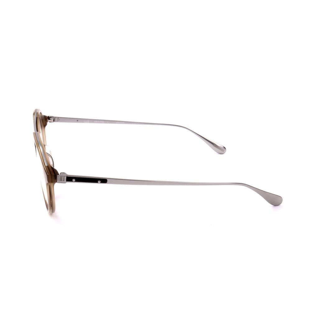 Dunhill Men's Optical Glasses – Beige Square Frame, 50mm