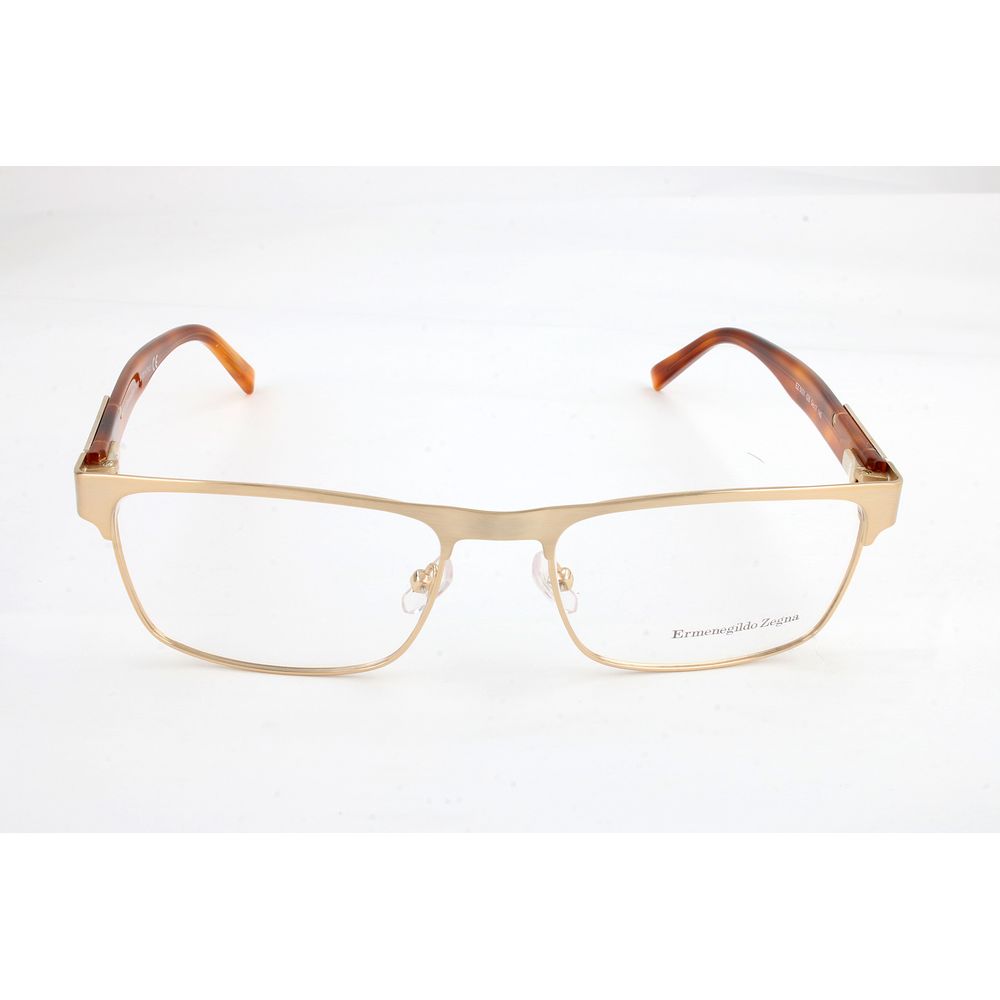 Ermenegildo Zegna Men’s Optical Glasses – Pink Metal Frame, 54mm