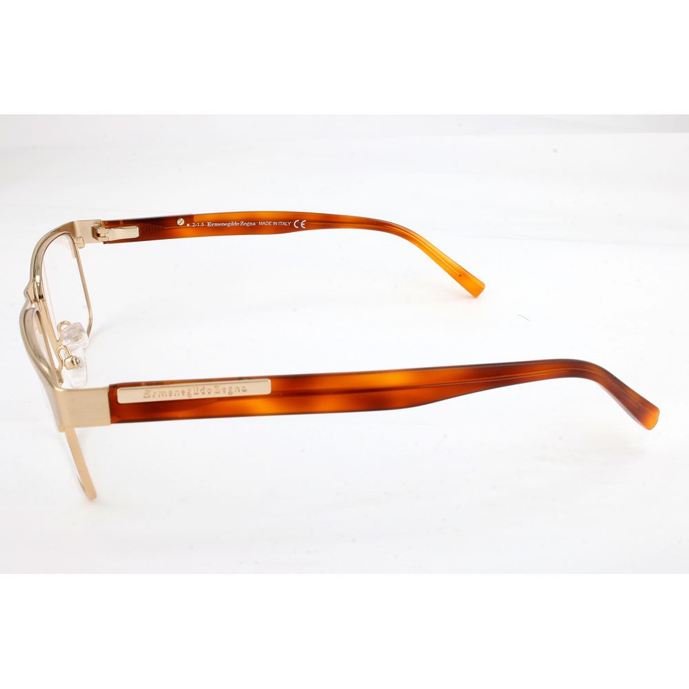 Ermenegildo Zegna Men’s Optical Glasses – Pink Metal Frame, 54mm