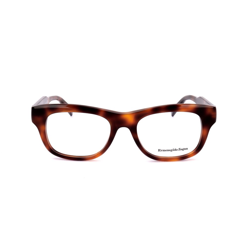 Ermenegildo Zegna Men's Optical Glasses – Brown Resin Frame, 53mm