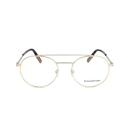 Ermenegildo Zegna Gold Metal Glasses – Stylish Optical Frames