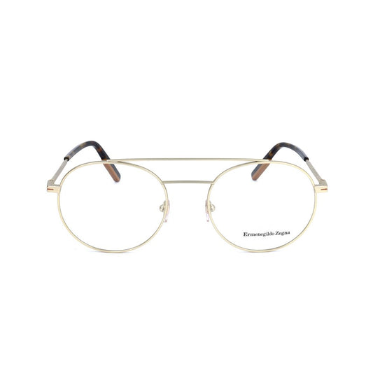 Ermenegildo Zegna Gold Metal Glasses – Stylish Optical Frames