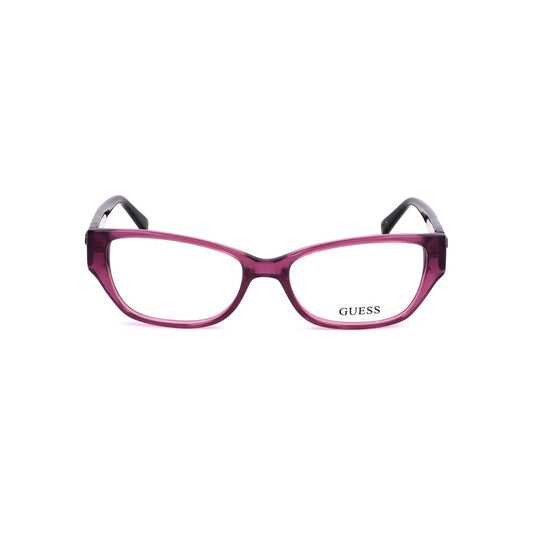 Guess Women’s Square Optical Glasses – Purple Frames, 52mm
